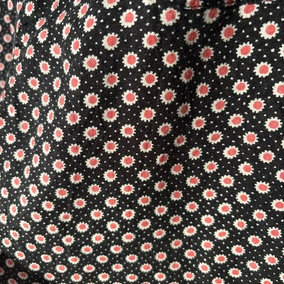 Maeve by Anthropologie The Colette Cropped Wide-Leg Pants Size 32 patterned - Picture 10 of 11